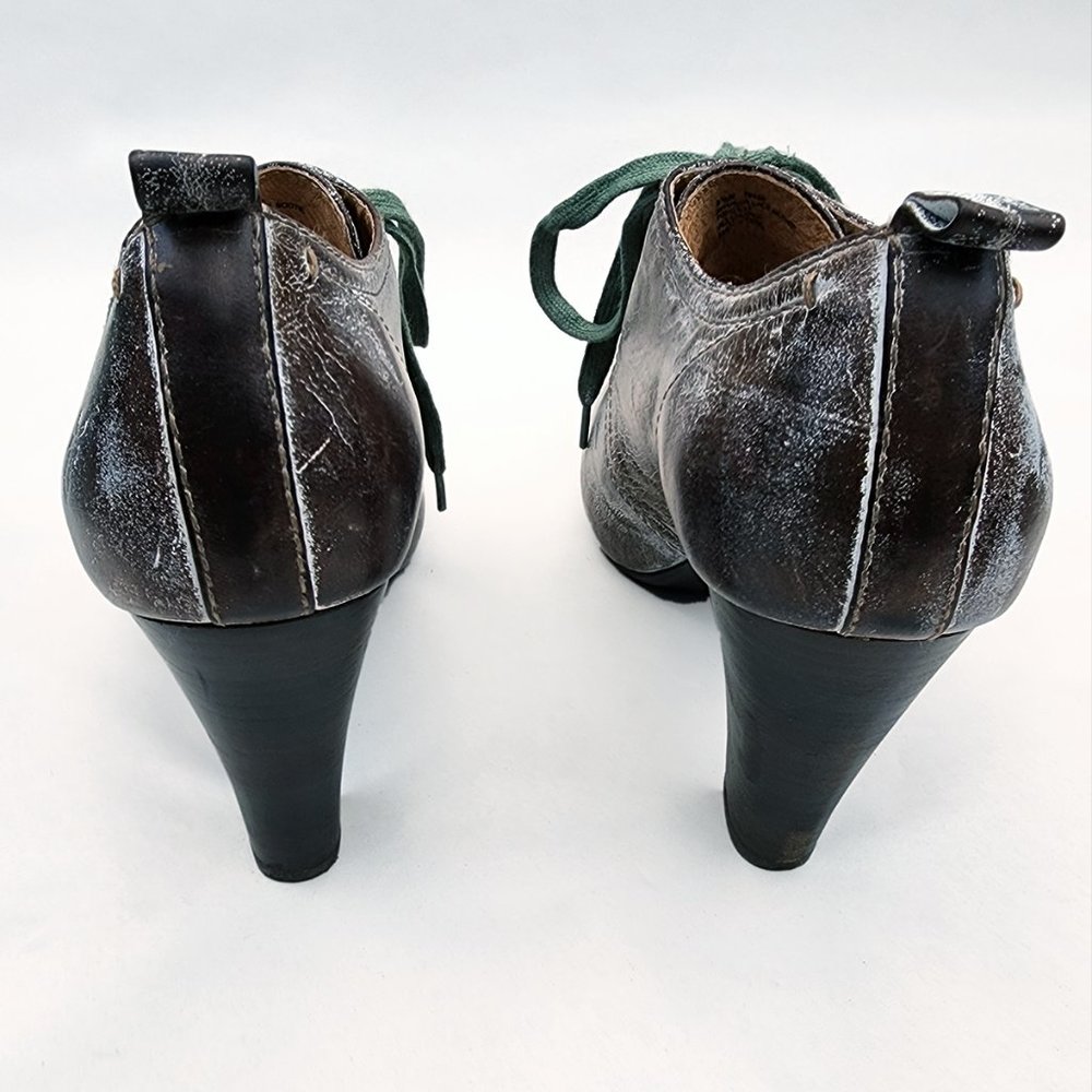 Frye Ankle Boots with Green Laces - Picture 2 of 7